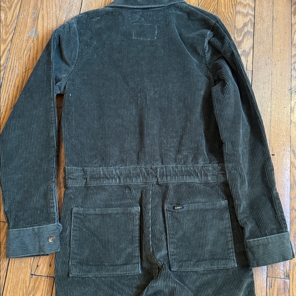 Lee Olive Green Corduroy Jumpsuit - Picture 9 of 12